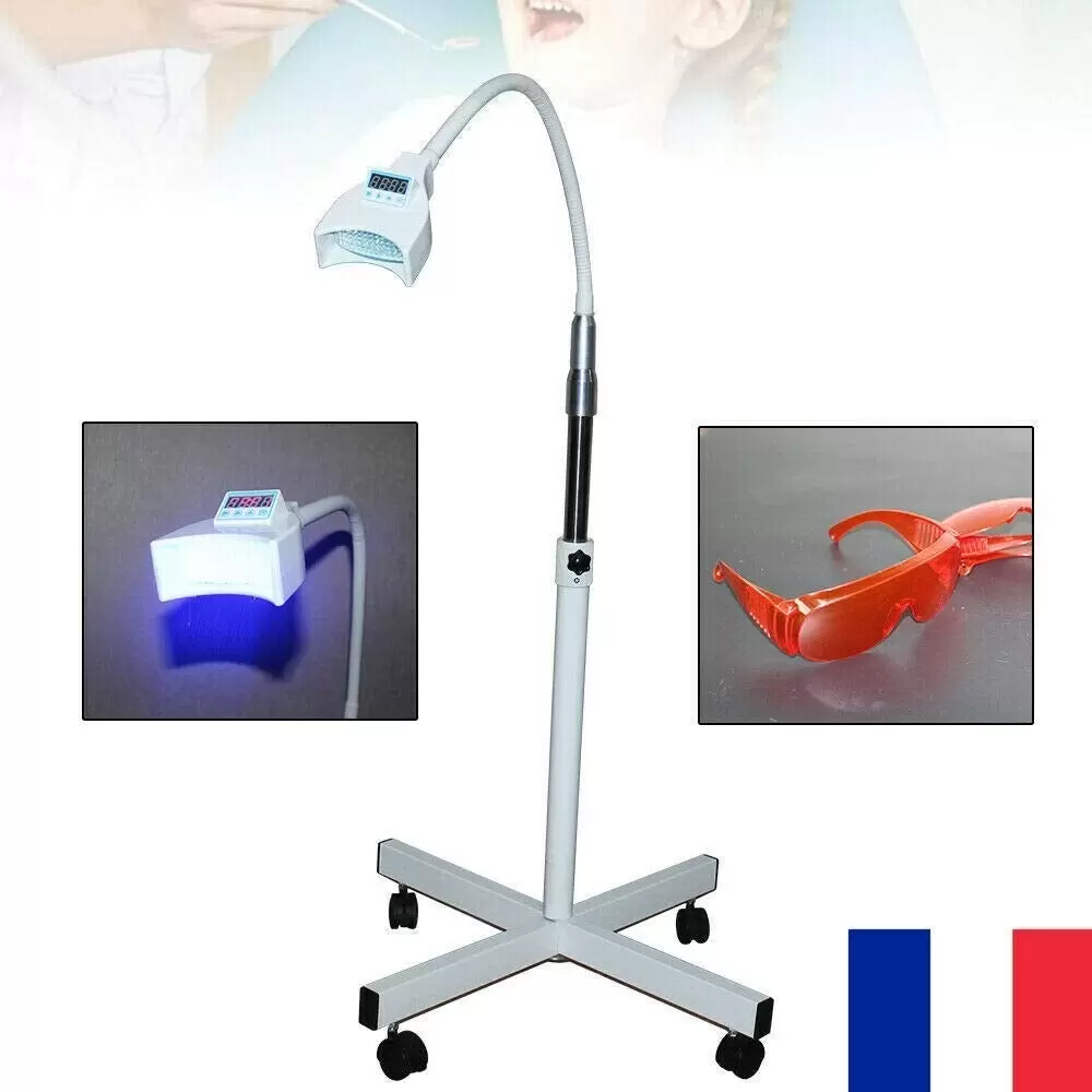 Dental Teeth Withening Lamp, Dental LED Whitening White, Mobile Teeth Bleaching Light Accelerator