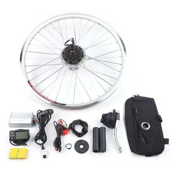 Rear Electric Bike Conversion Kit 36V Rear Wheel Hub Motor LCD Motor (26, 250)