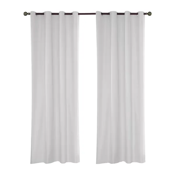 Outdoor Waterproof Curtains, 6 Pack, with Metal Grommets, Blocks 70-90% Sunlight and UV Rays, Windproof