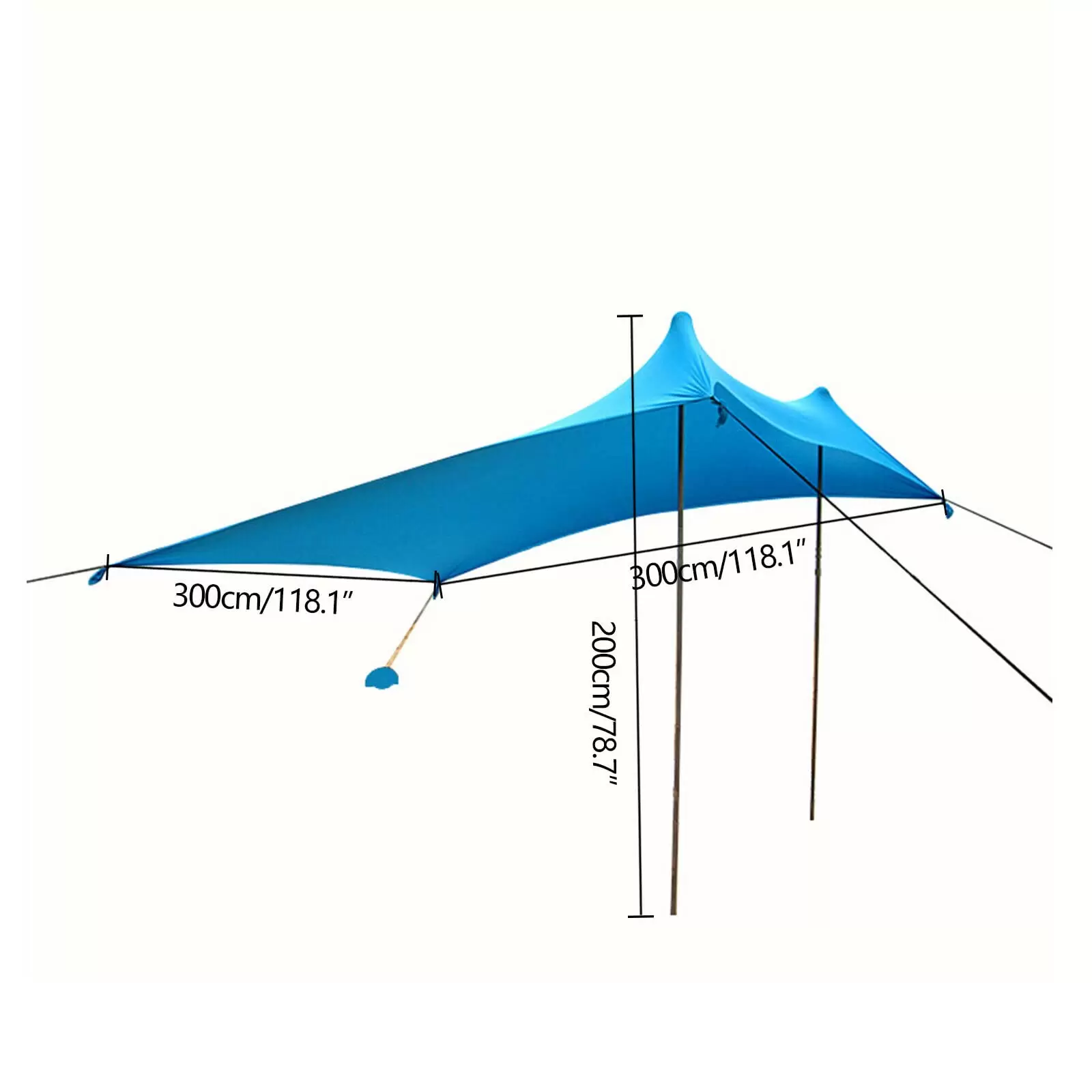 Beach Tent - UPF50+ Sun Protection - UV Protection - Waterproof - for Camping, Fishing, Garden or Picnics Beach Tent - UPF50+ Sun Protection - UV Protection - Waterproof - for Camping, Fishing, Garden or Picnics