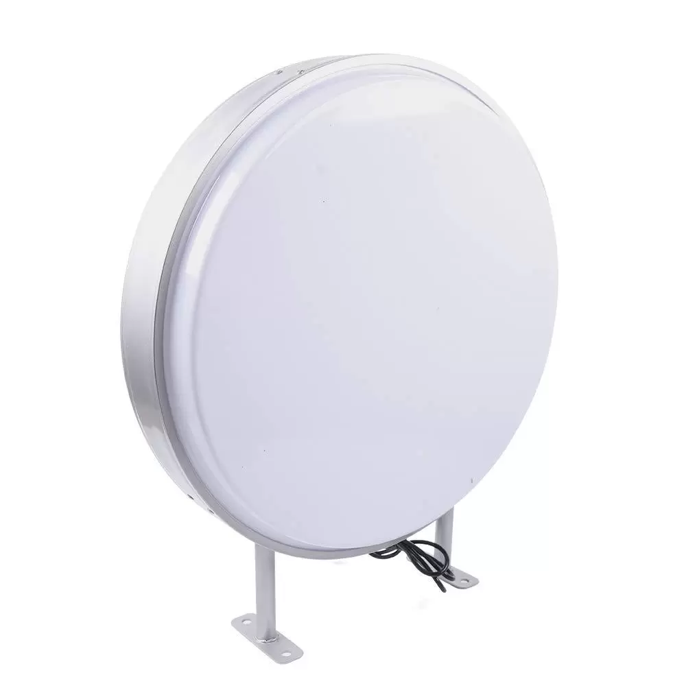 24 Inch LED Light Box - Double Sided - Round - 55cm - Bright Advertising Projection for Restaurants Dining Rooms Shops