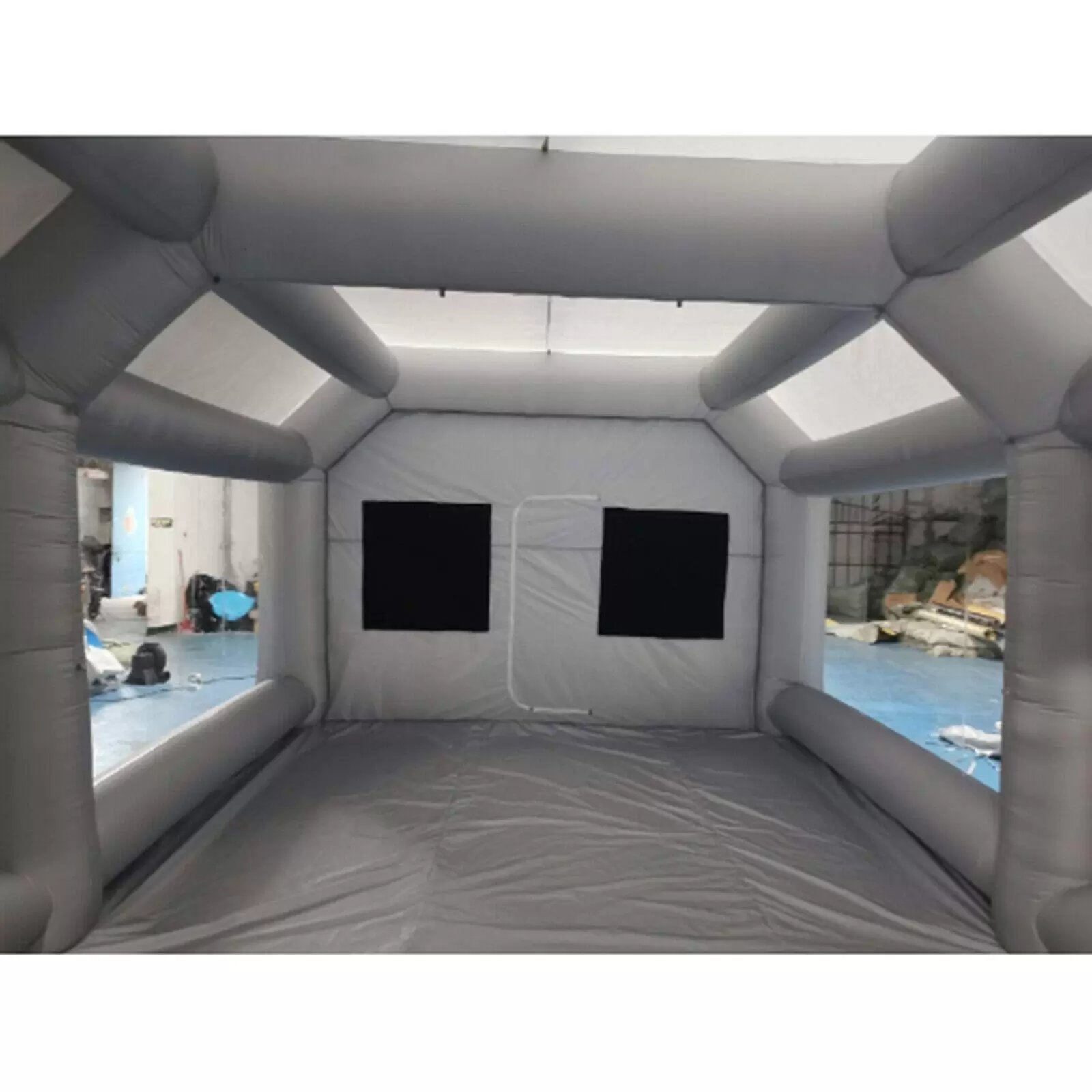 Inflatable car tent, spray paint booth with transparent window Inflatable car tent, spray paint booth with transparent window