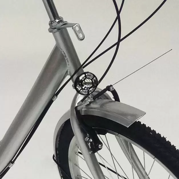 24" 3 Wheel Bike with Basket, 6 Speed Adult Bike - Height Adjustable - Carbon Steel Housing - For Outdoor Sports