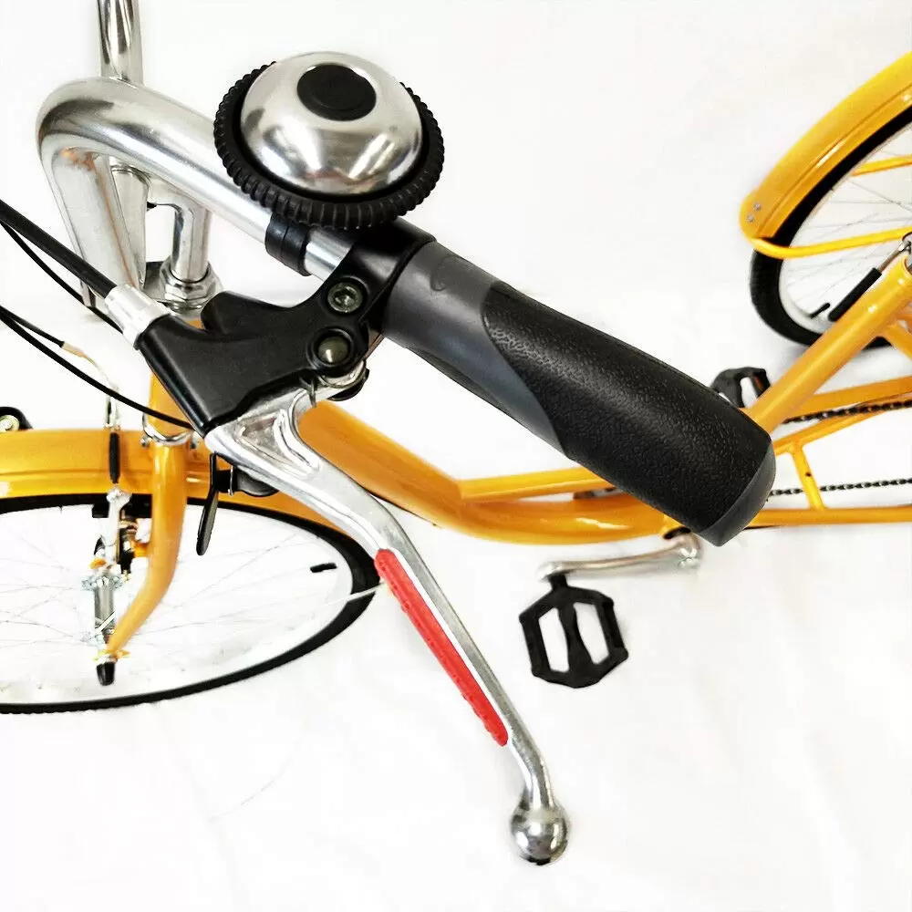 24" Tricycle Senior Bike Height-adjustable Tricycle with 3 Anti-skid and Wear-resistant Wheels Six Speeds Sturdy and Stable for Towns Beaches 24" Tricycle Senior Bike Height-adjustable Tricycle with 3 Anti-skid and Wear-resistant Wheels Six Speeds Sturdy and Stable for Towns Beaches