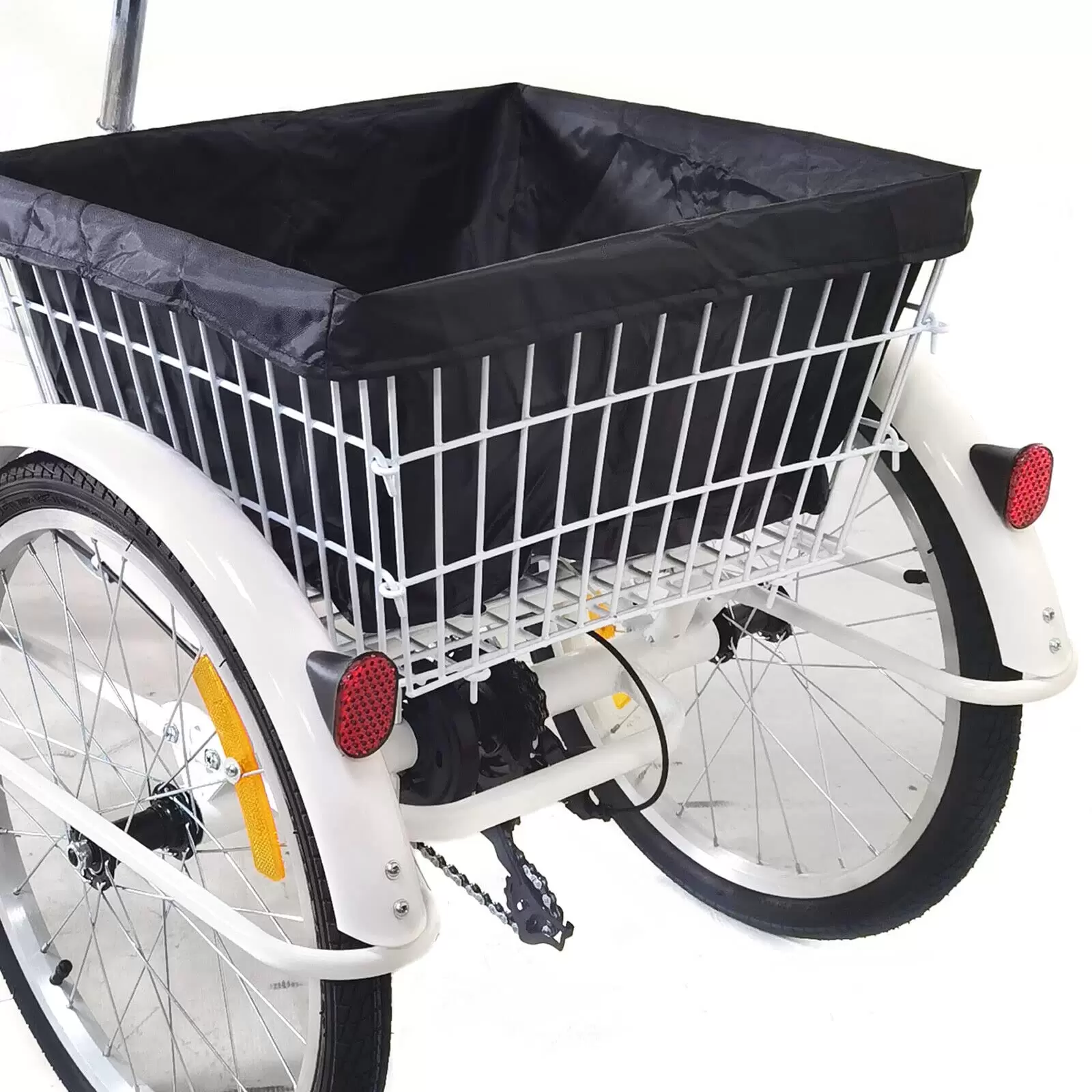 20" Adult Tricycle 8 Speed 3 Wheel Senior Bike Bicycle w/Basket 20" Adult Tricycle 8 Speed 3 Wheel Senior Bike Bicycle w/Basket