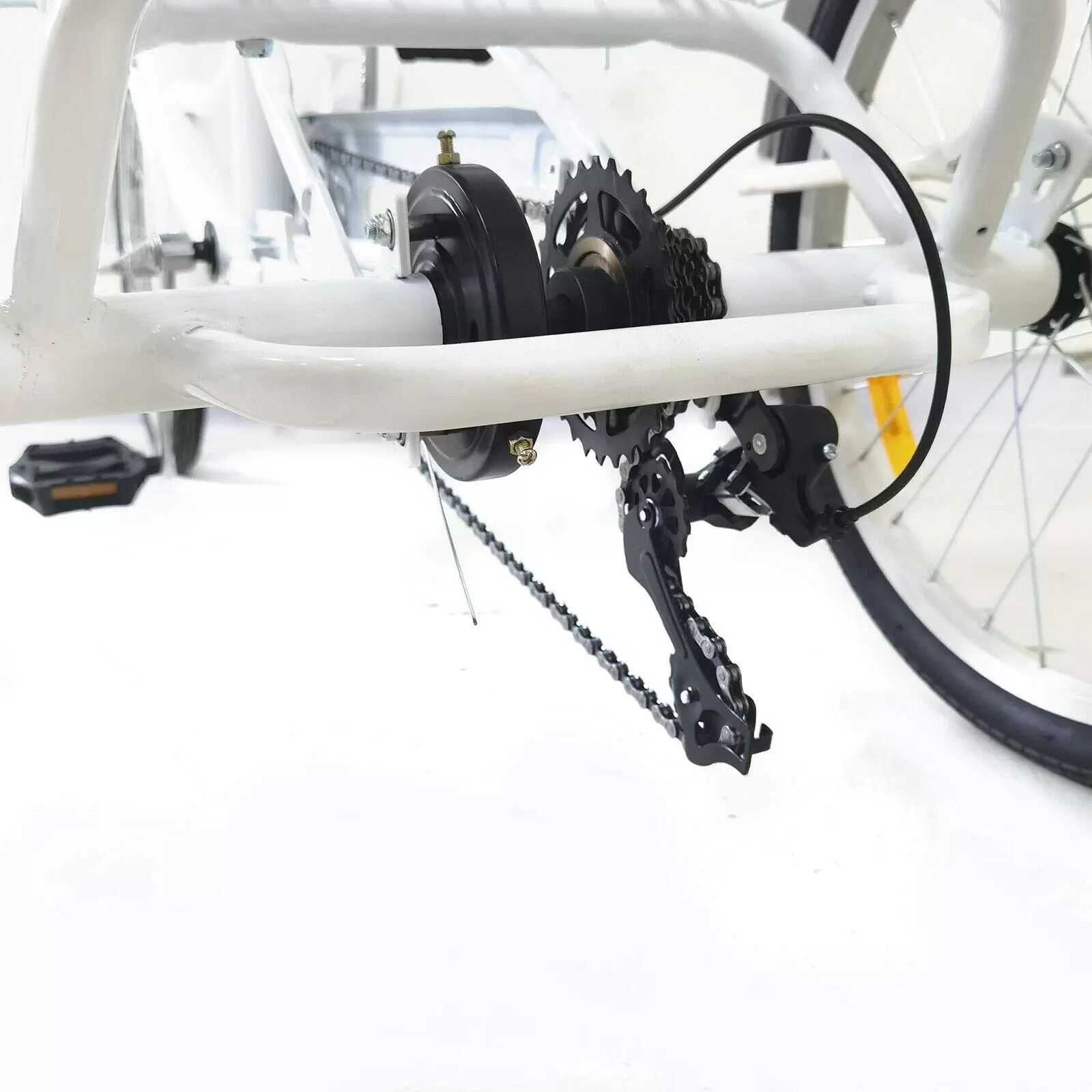 20" Adult Tricycle 8 Speed 3 Wheel Senior Bike Bicycle w/Basket 20" Adult Tricycle 8 Speed 3 Wheel Senior Bike Bicycle w/Basket