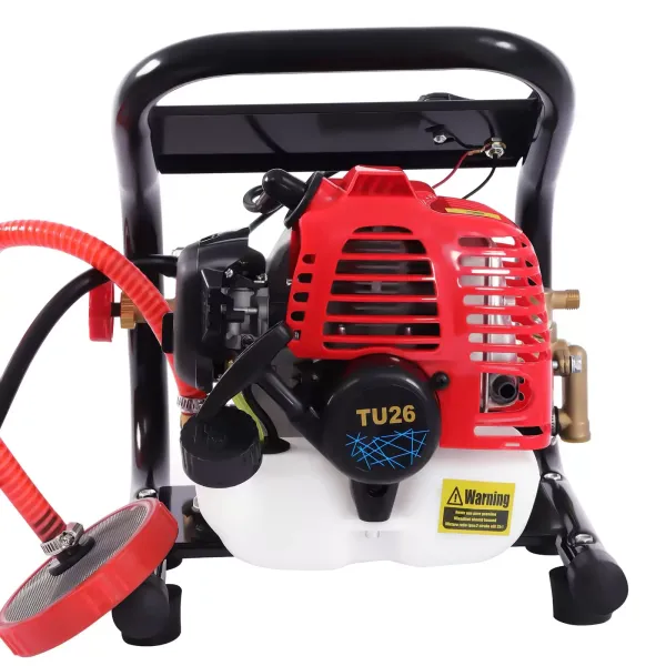 High Pressure Spraying Machine Airless Paint Sprayer Project Wall Painter 2-stroke 0.9 HP Engine with Fully Copper Pump Head Pressure Adjustment Valve