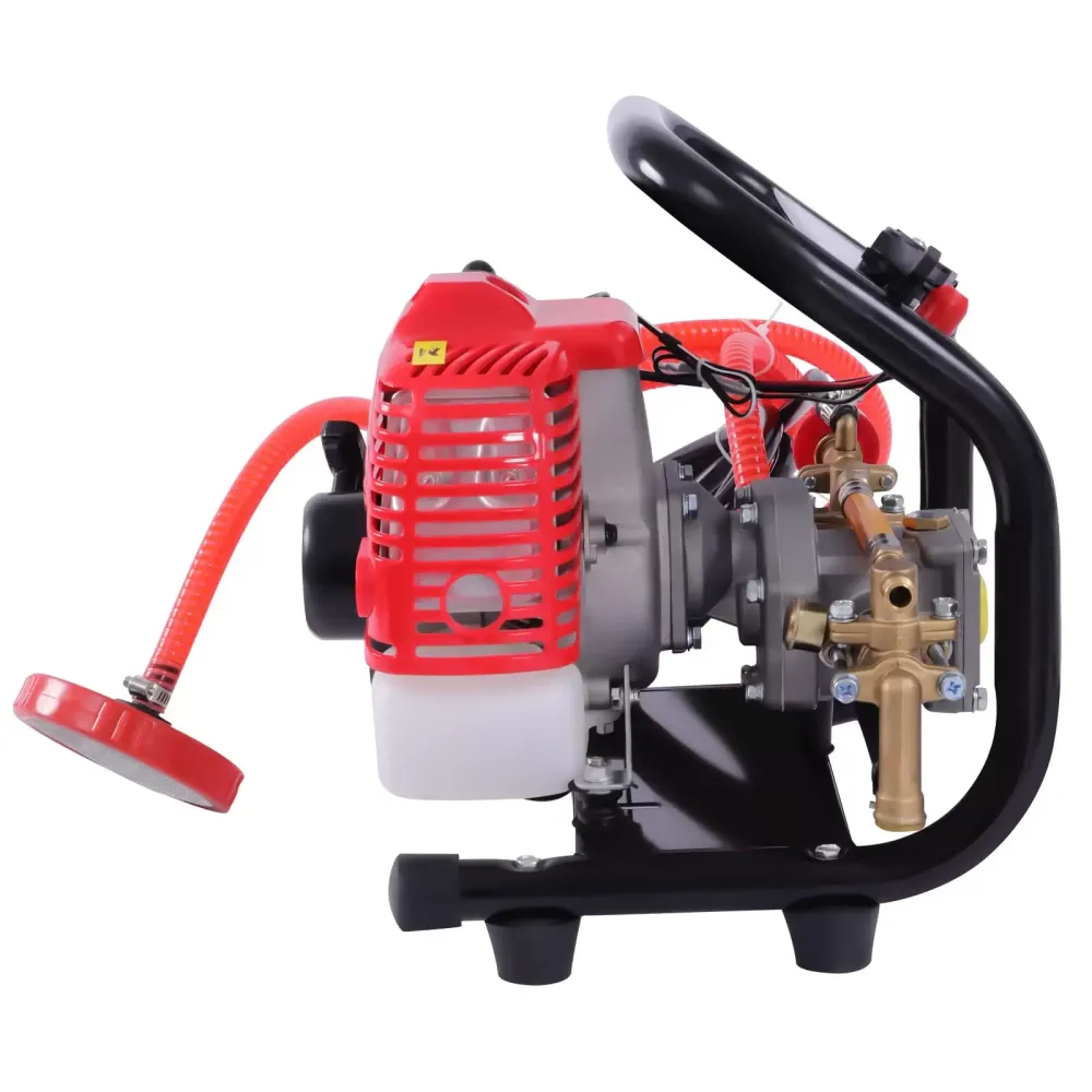 High Pressure Spraying Machine Airless Paint Sprayer Project Wall Painter 2-stroke 0.9 HP Engine with Fully Copper Pump Head Pressure Adjustment Valve