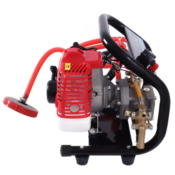 High Pressure Spraying Machine Airless Paint Sprayer Project Wall Painter 2-stroke 0.9 HP Engine with Fully Copper Pump Head Pressure Adjustment Valve