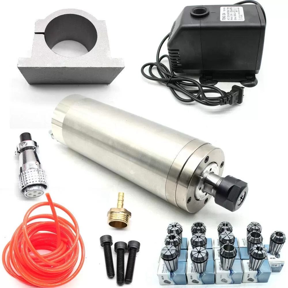2.2kW High Speed Spindle Motor ER20 Collet Chuck Milling Machine Smotor Inverter VFD