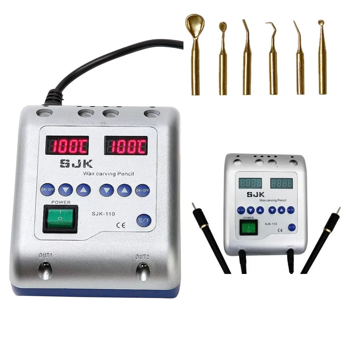 Digital Dental Waxer Carver Cutting Pen/Pencil with 6 Tips Digital Dental Waxer Carver Cutting Pen/Pencil with 6 Tips