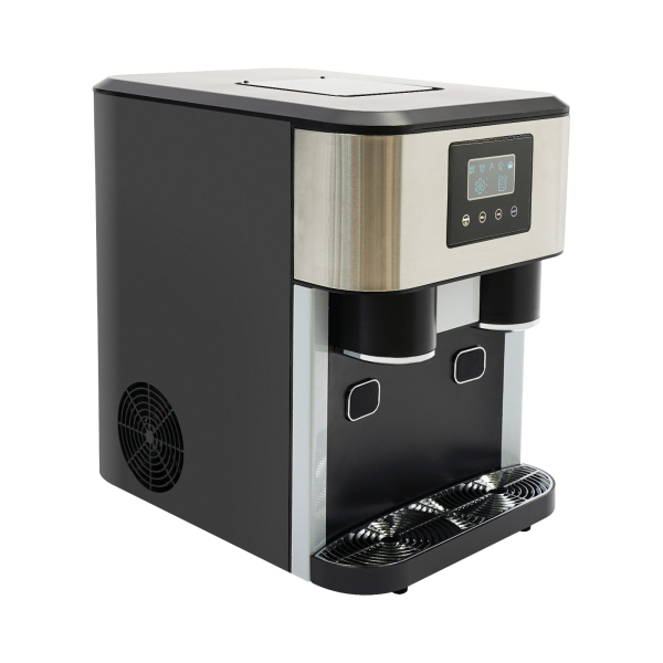 3in1 Crushed Ice and Ice Cube Maker with an LCD and Transparent Window Crushed Ice and Ice Cube Maker Ice Maker Machine for Making Ice Crushing Ice and Ice Water