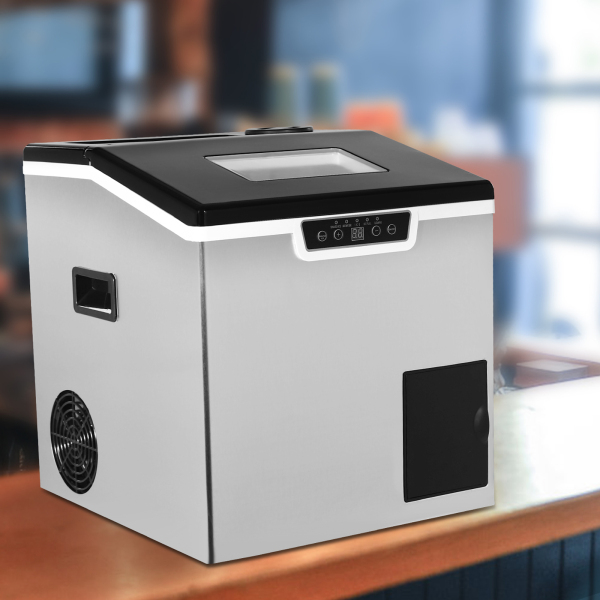 220V Ice Cube Maker Ice Maker Crushed Ice And Ice Cube Maker 2 In1 Crushed Ice And Ice Cube Maker Used In Milk Tea Shops Coffee Shops