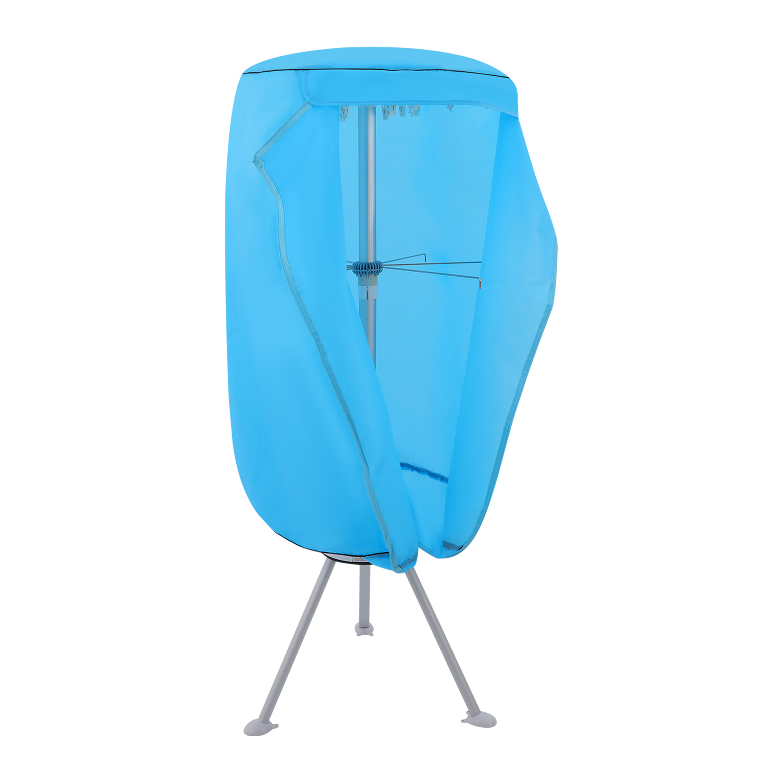 220V Portable Clothes Dryer, Clothes Dryer, 2 Tiers Clothes Dryer for Homes, Apartments - Blue