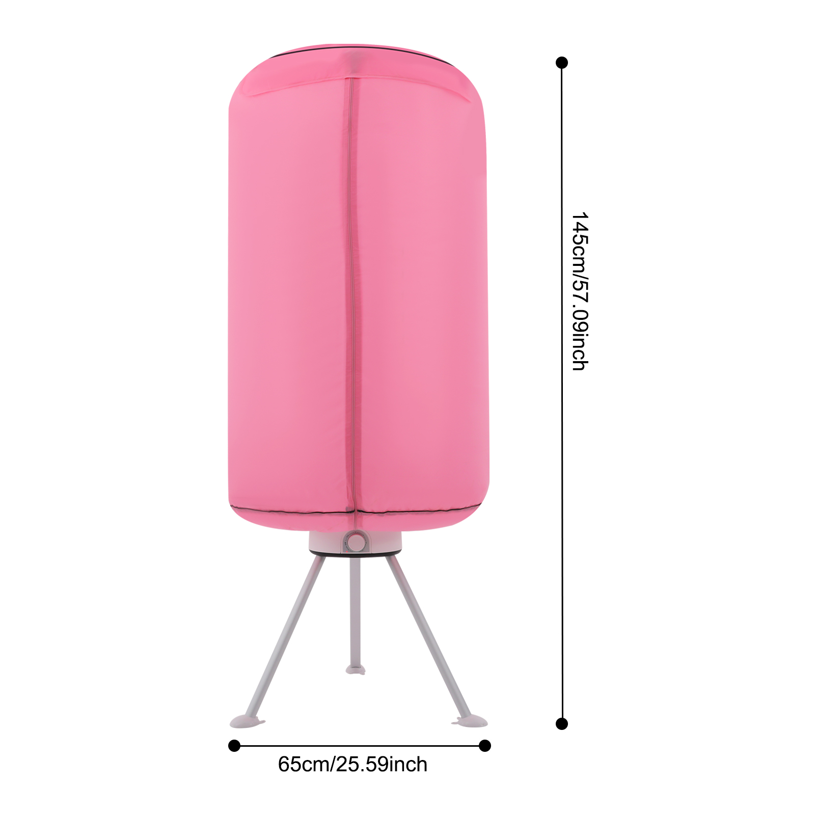220V Portable Clothes Dryer, Clothes Dryer, 2 Tiers Clothes Dryer for Homes, Apartments - Pink