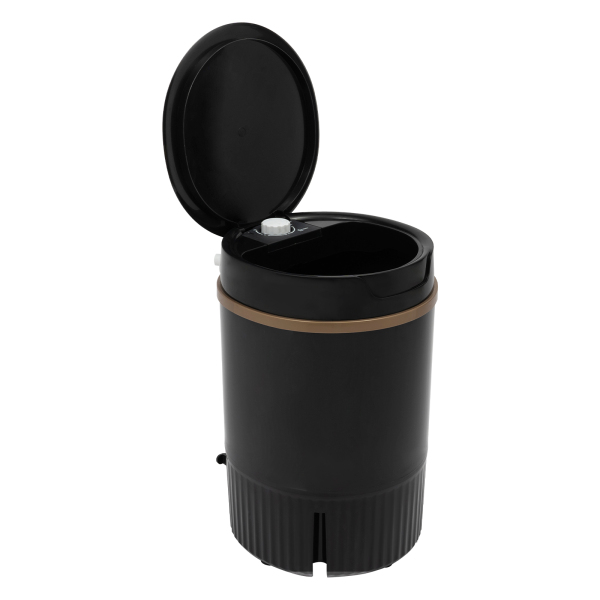 Portable Mini Washing Machine Washing Machine With Drip Basket Multi-function Washing Machine 12.2*11.81*18.5in Black