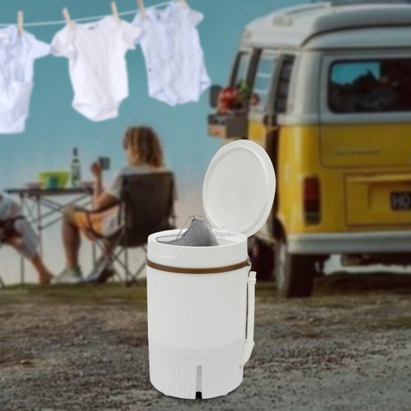 Portable Mini Washing Machine Washing Machine With Drip Basket Multi-function Washing Machine 12.2*11.81*18.5in White