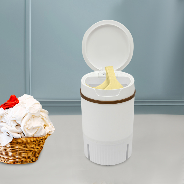 Portable Mini Washing Machine Washing Machine With Drip Basket Multi-function Washing Machine 12.2*11.81*18.5in White