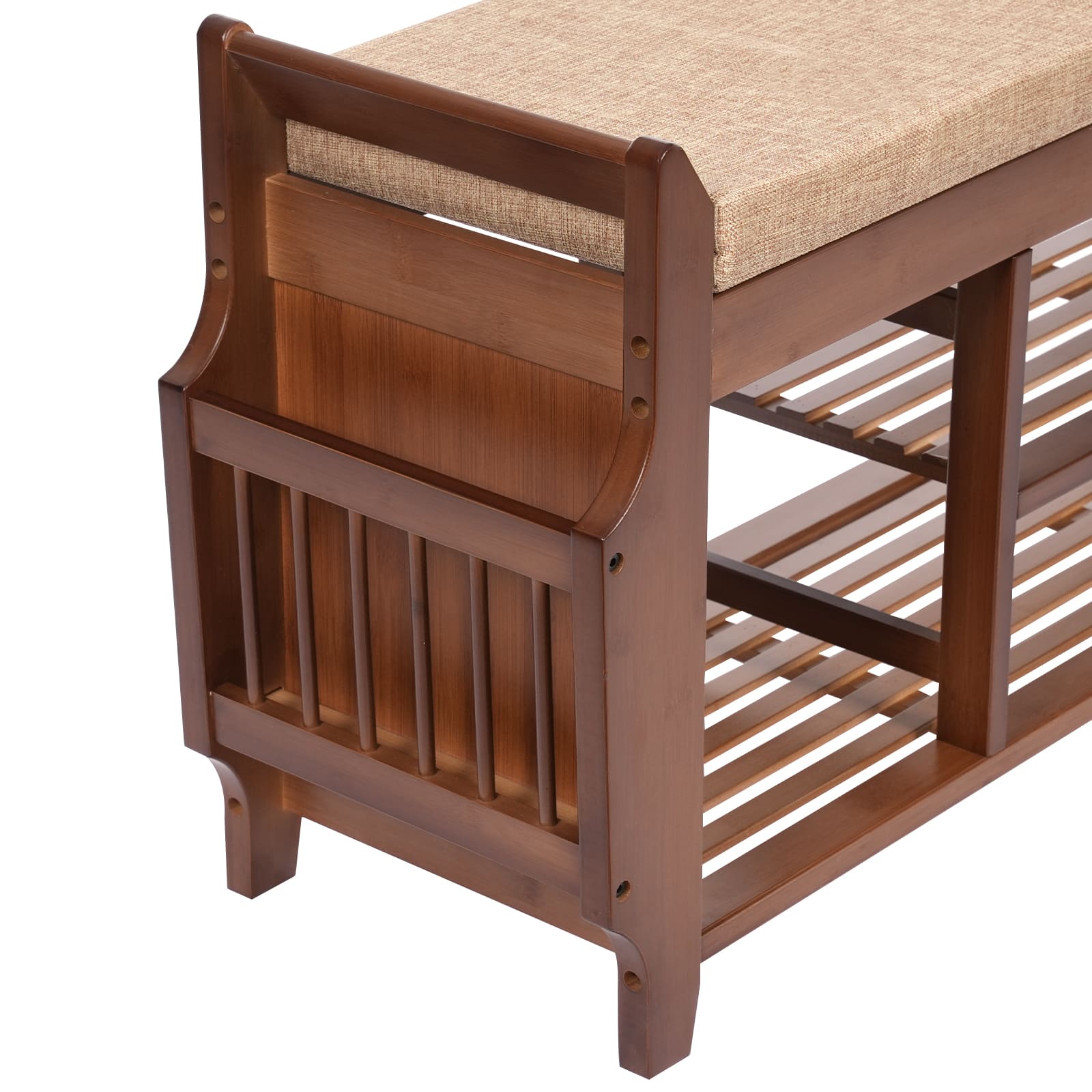 Shoe bench, shoe bench with padded seat, multifunctional shoe bench - 98.5*29.5*49.5cm, with storage compartment Shoe bench, shoe bench with padded seat, multifunctional shoe bench - 98.5*29.5*49.5cm, with storage compartment