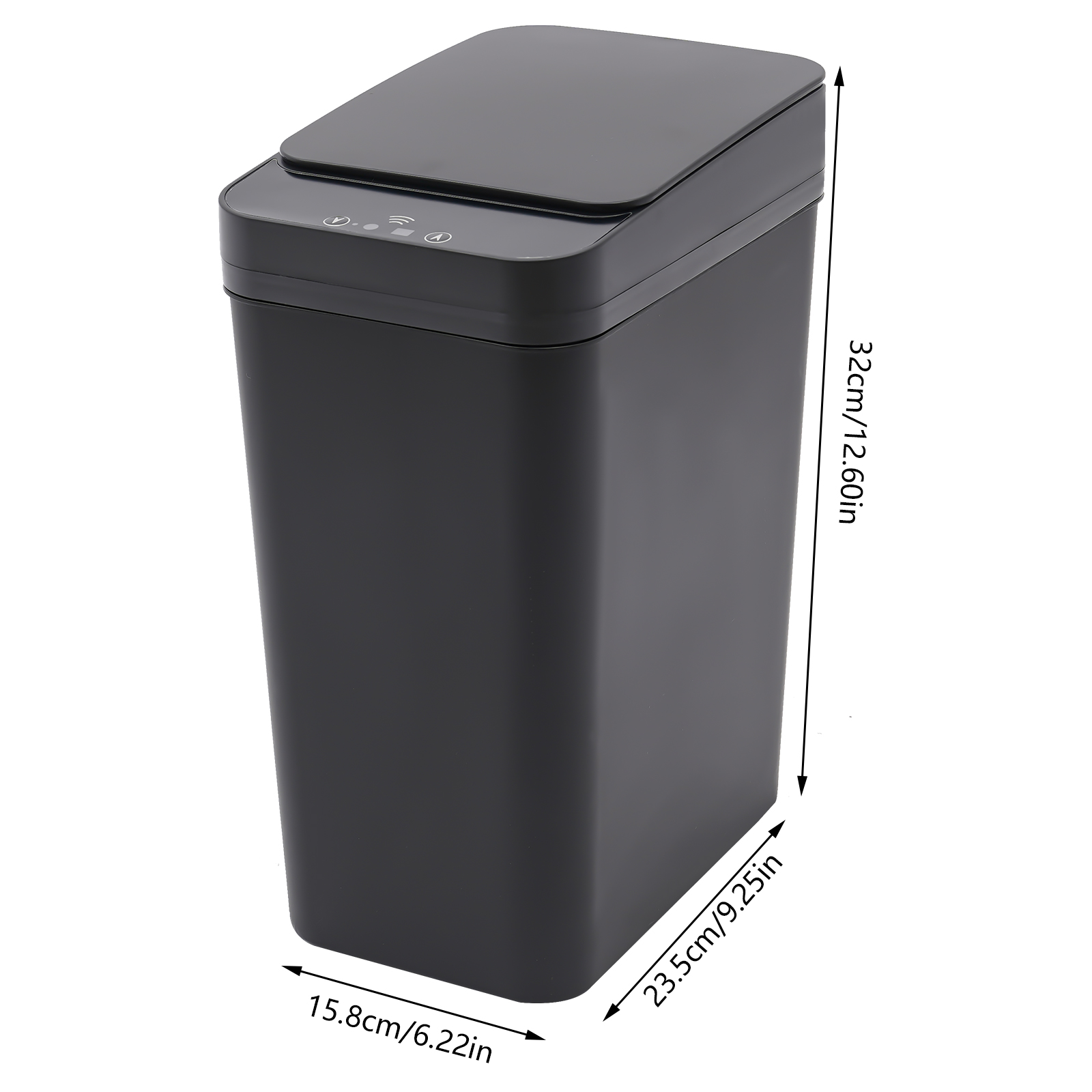 Automatic Trash Can, Smart Trash Can, Motion Sensor Trash Can used in Kitchens, Living Rooms, Study Rooms - Black Automatic Trash Can, Smart Trash Can, Motion Sensor Trash Can used in Kitchens, Living Rooms, Study Rooms - Black
