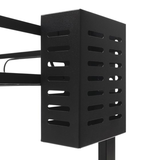 Over-sink dish drainer, 2-tier dish drainer, length 82 cm, black Over-sink dish drainer, 2-tier dish drainer, length 82 cm, black