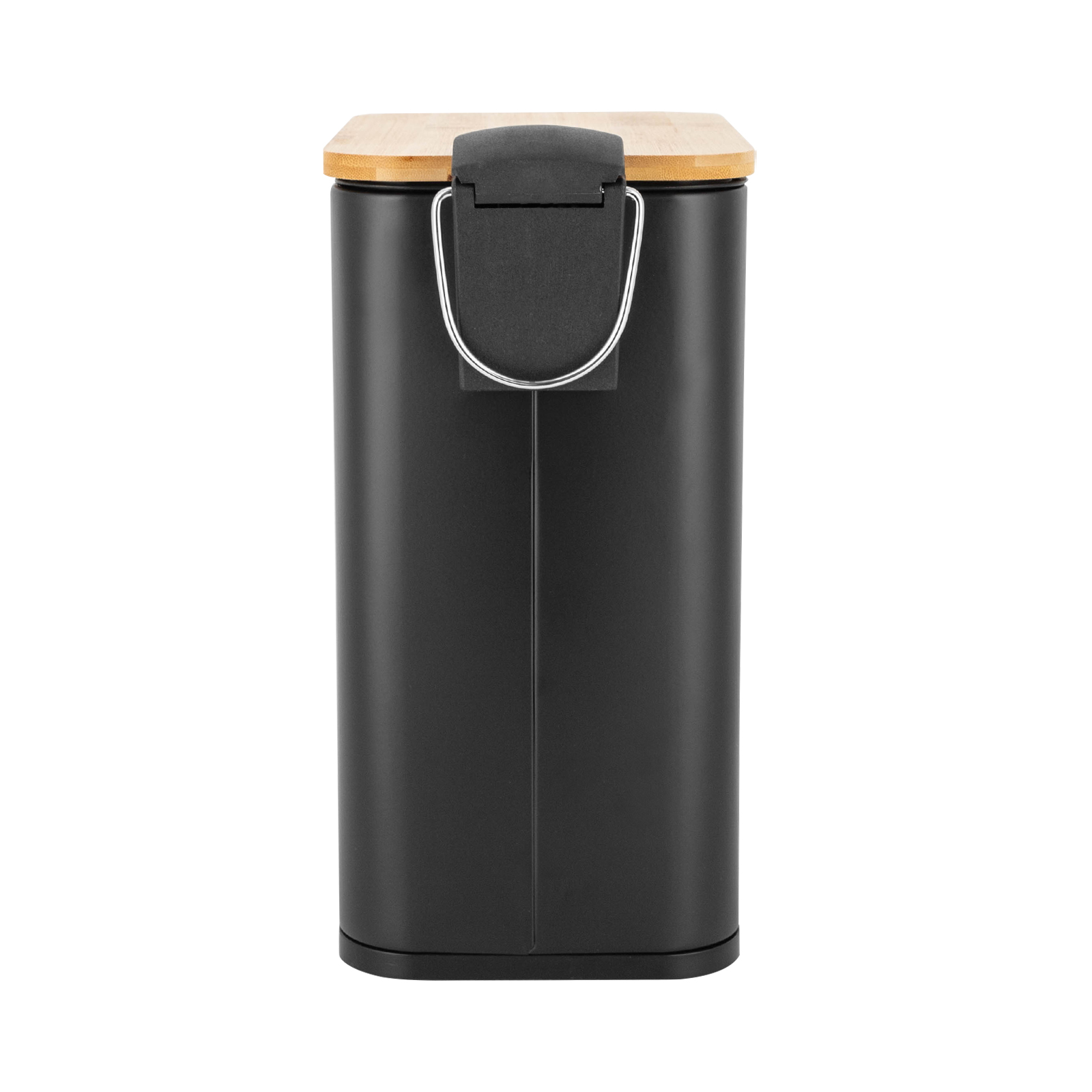 Black Kitchen Trash Can with Lid, Close Lid Bathroom Trash Can, Garbage Can for Bathrooms, Kitchens