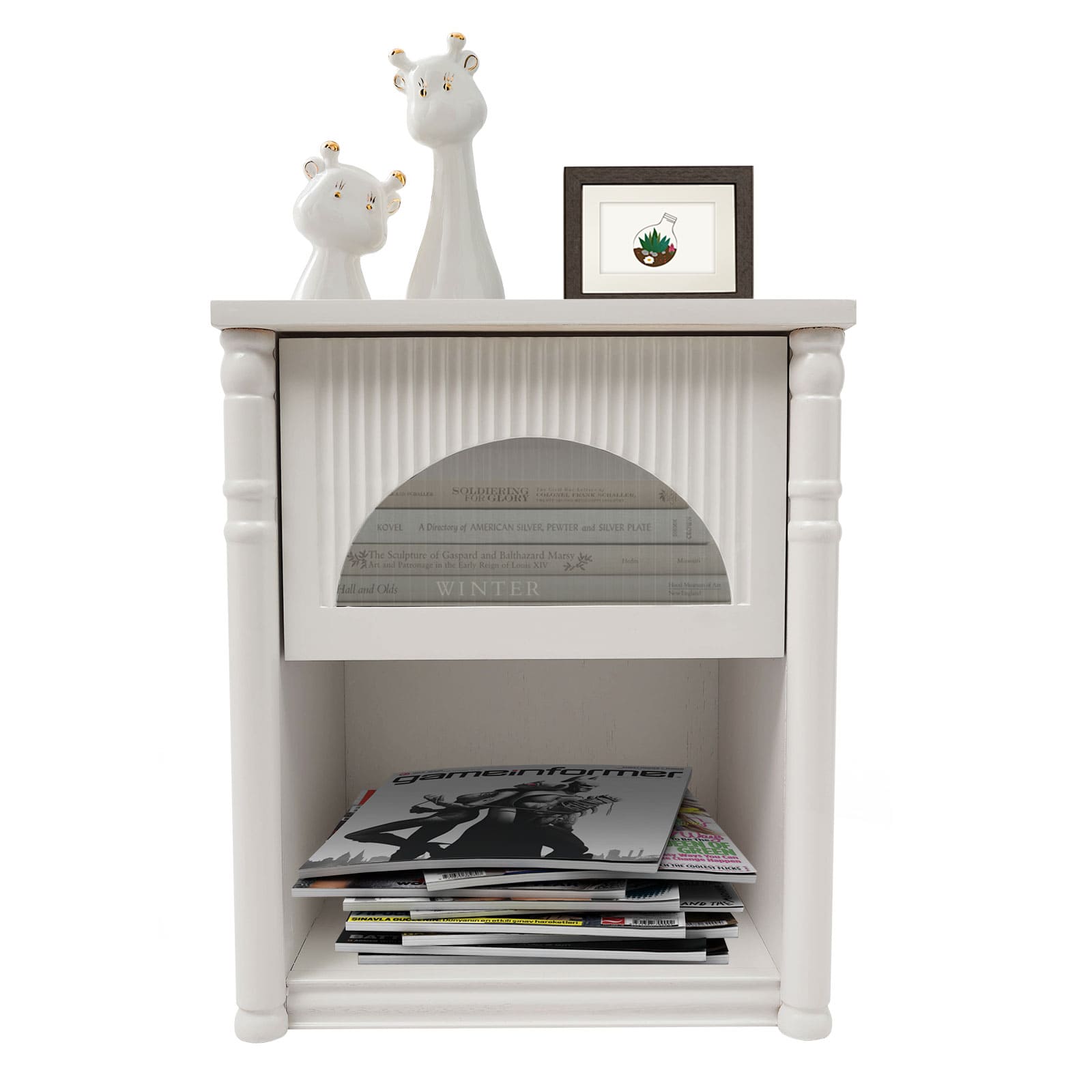 Bedside Cabinet, Two-tier Bedside Cabinet
