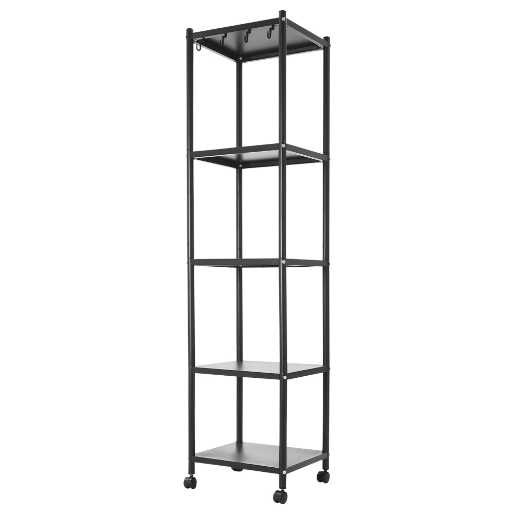 5-layer movable kitchen storage