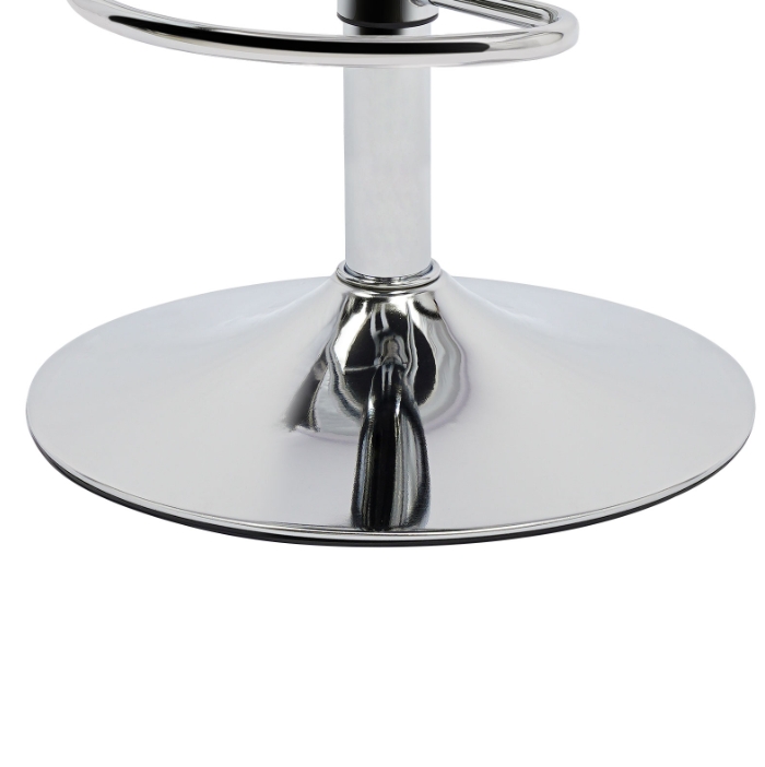 360° rotating lift bar chair, bar chair - white - silver feet, maximum load-bearing capacity 150kg 360° rotating lift bar chair, bar chair - white - silver feet, maximum load-bearing capacity 150kg