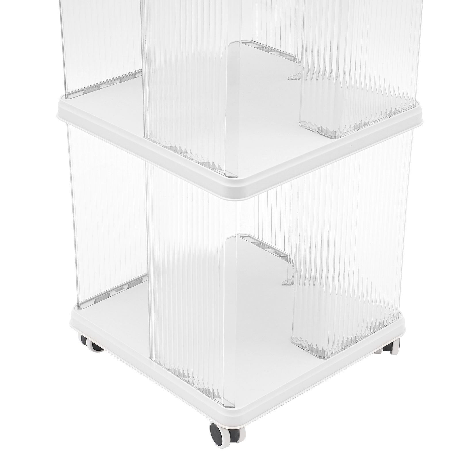 Bookshelf-36*36*171.5cm-five-layer silent universal wheels