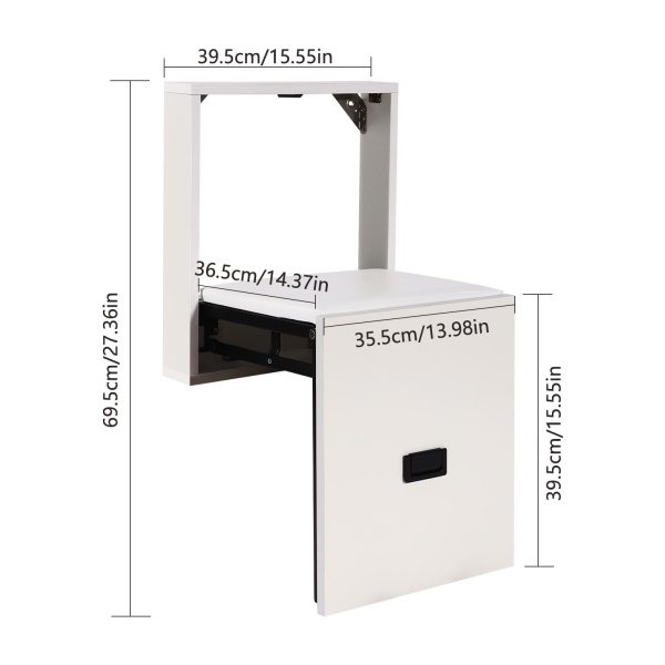 Foldable Wall Stool, Shoe Changing Stool, Ultra Thin Folding Chair - White Foldable Wall Stool, Shoe Changing Stool, Ultra Thin Folding Chair - White