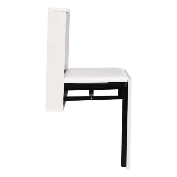 Foldable Wall Stool, Shoe Changing Stool, Ultra Thin Folding Chair - White Foldable Wall Stool, Shoe Changing Stool, Ultra Thin Folding Chair - White