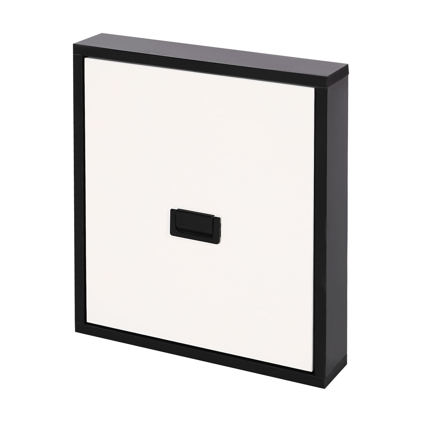 Foldable Wall Stool, Shoe Changing Stool, Ultra Thin Folding Chair - Black and White Foldable Wall Stool, Shoe Changing Stool, Ultra Thin Folding Chair - Black and White