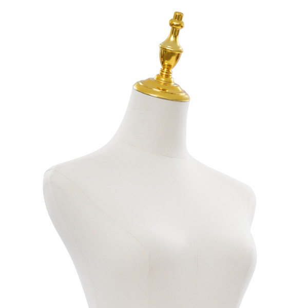 Female Model Torso, Display Dress Model, Wedding Dress Display Stand - Golden  Disc + Yellow Crown +