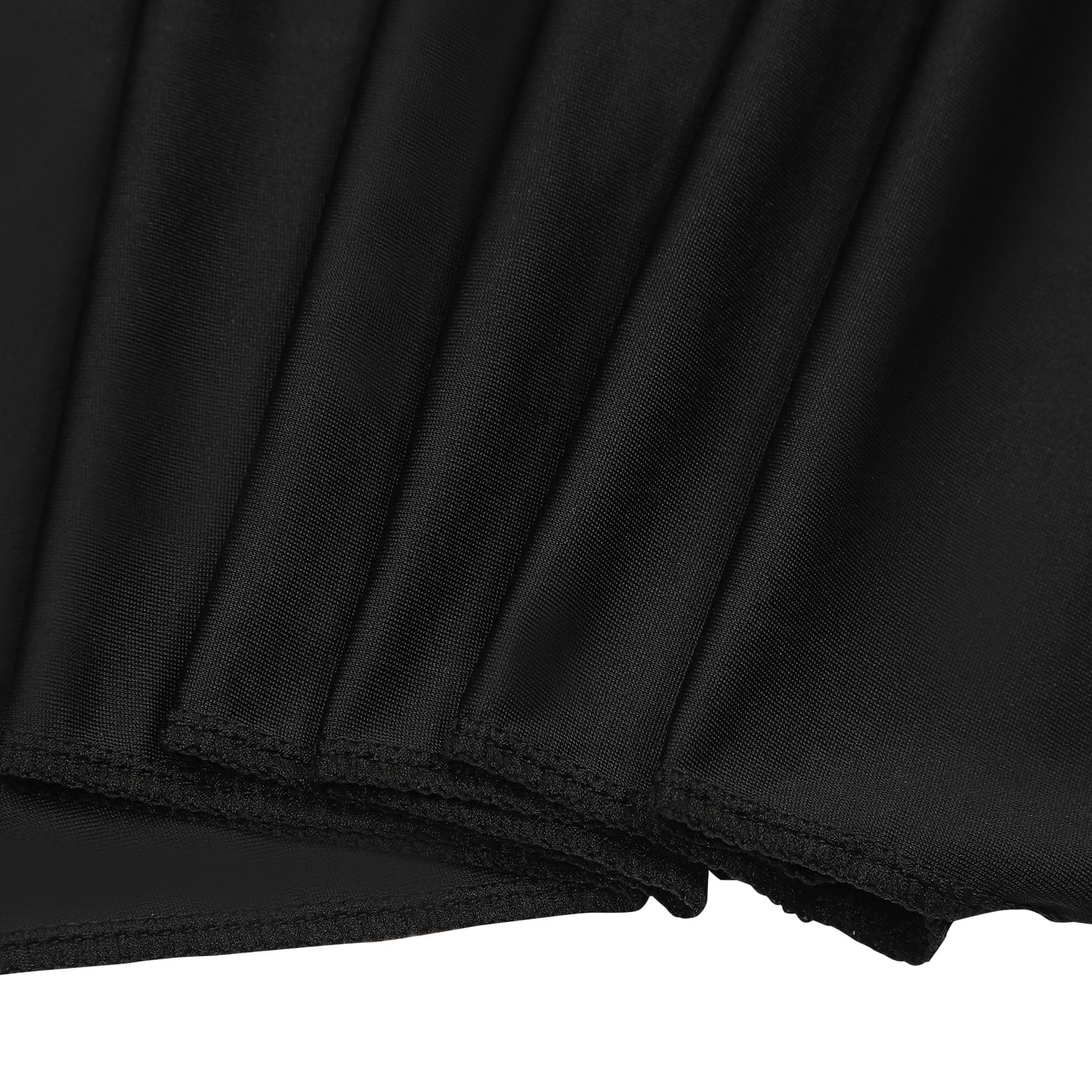 Set of 2 Rectangular Ruffle Tablecloths for Wedding Party Banquet Dining Room Anniversaries 96.06*30*30in Polyester Table Skirt Black Set of 2 Rectangular Ruffle Tablecloths for Wedding Party Banquet Dining Room Anniversaries 96.06*30*30in Polyester Table Skirt Black