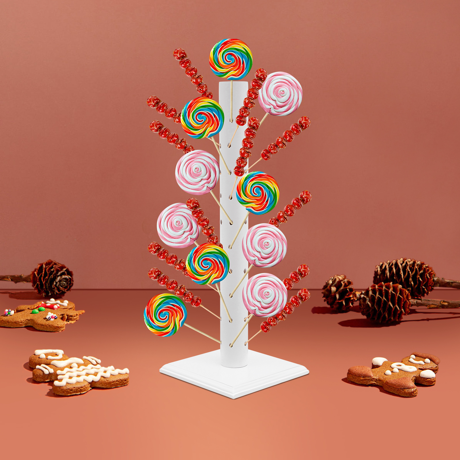 White Lollipop Holder, Cake Pop Stand made of Wood, Lollipop Holder made of Wood White Lollipop Holder, Cake Pop Stand made of Wood, Lollipop Holder made of Wood