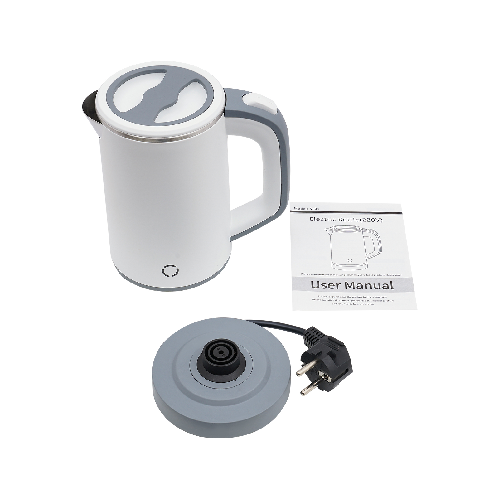 800ML Travel Kettle, Portable Kettle Mini Kettle, Stainless Steel Travel Kettle (White) 800ML Travel Kettle, Portable Kettle Mini Kettle, Stainless Steel Travel Kettle (White)