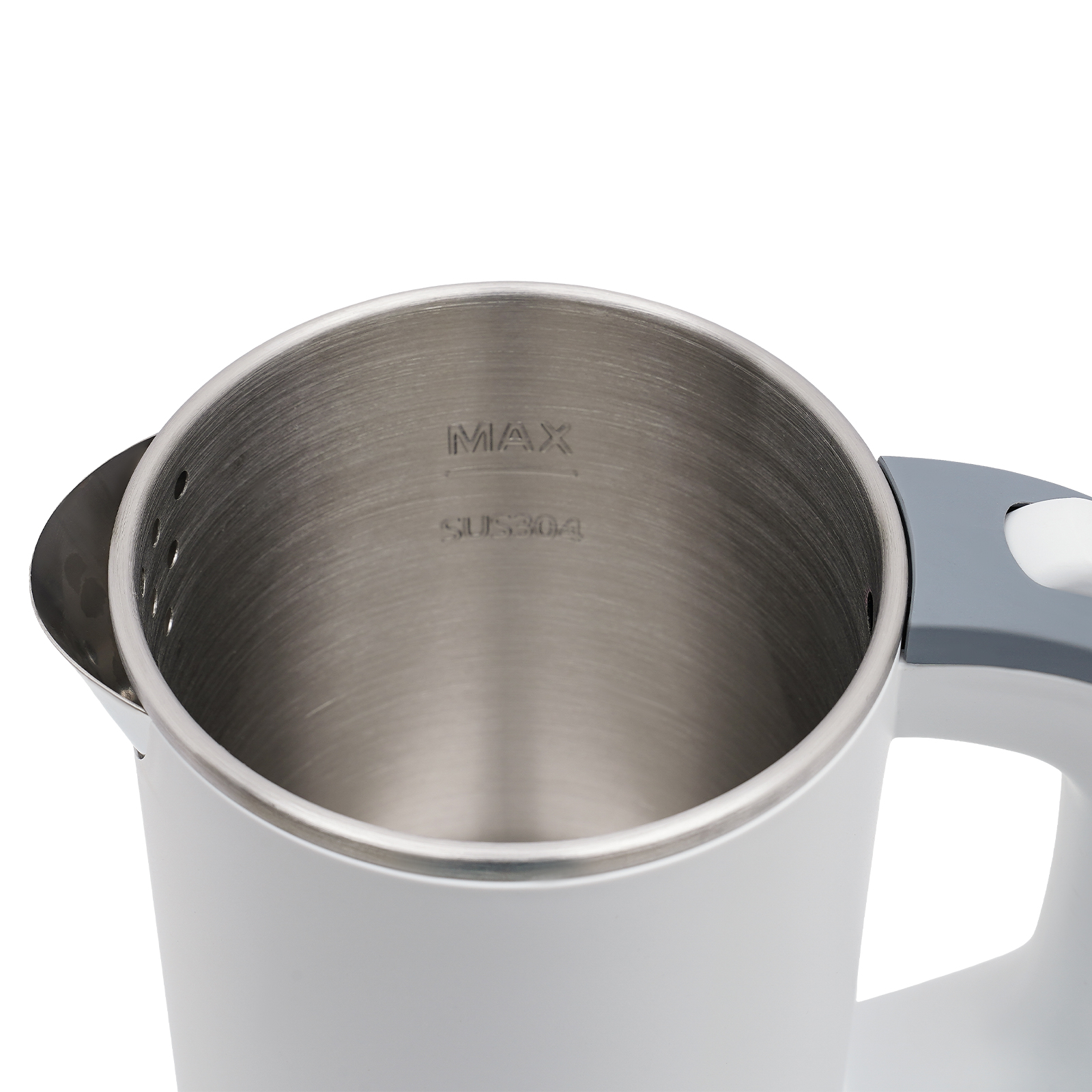 800ML Travel Kettle, Portable Kettle Mini Kettle, Stainless Steel Travel Kettle (White) 800ML Travel Kettle, Portable Kettle Mini Kettle, Stainless Steel Travel Kettle (White)