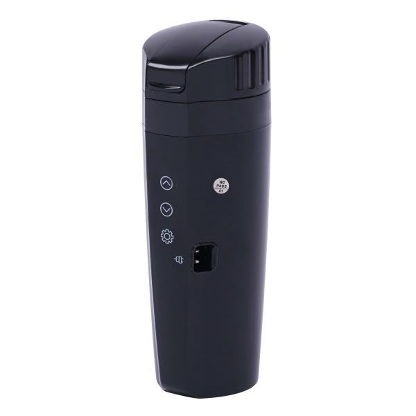 Travel kettle for car, Heated mug with anti-spill protection and stainless steel coating