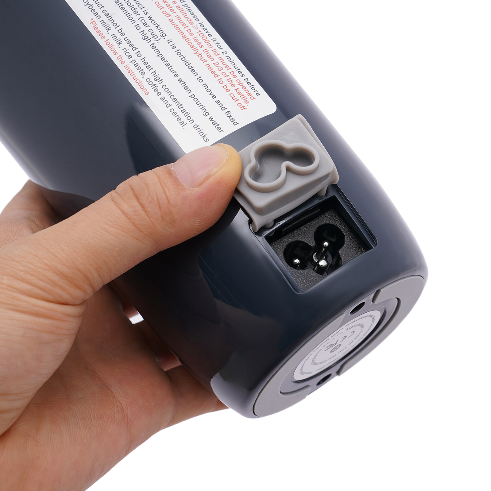 Portable Electric Kettle Travel Boiler 220v 350ml Fast Boiler Double Stainless Steel Thermos For Milk Coffee And Tea 300w Black Portable Electric Kettle Travel Boiler 220v 350ml Fast Boiler Double Stainless Steel Thermos For Milk Coffee And Tea 300w Black