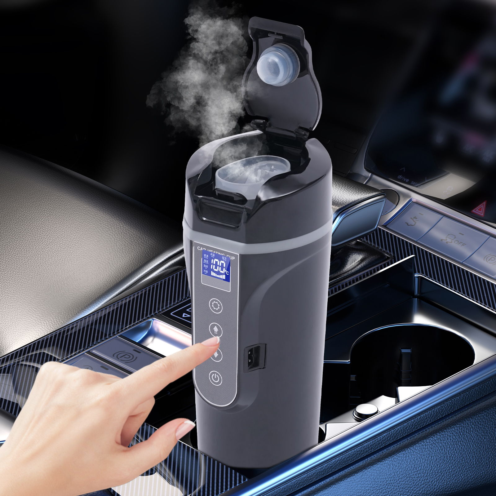 Heating Cup 12.0V Car Truck Home Car Small Electronic Device LED Display Water Bottle For Boiling Keeping Warm Making Tea And Milk Heating Cup 12.0V Car Truck Home Car Small Electronic Device LED Display Water Bottle For Boiling Keeping Warm Making Tea And Milk