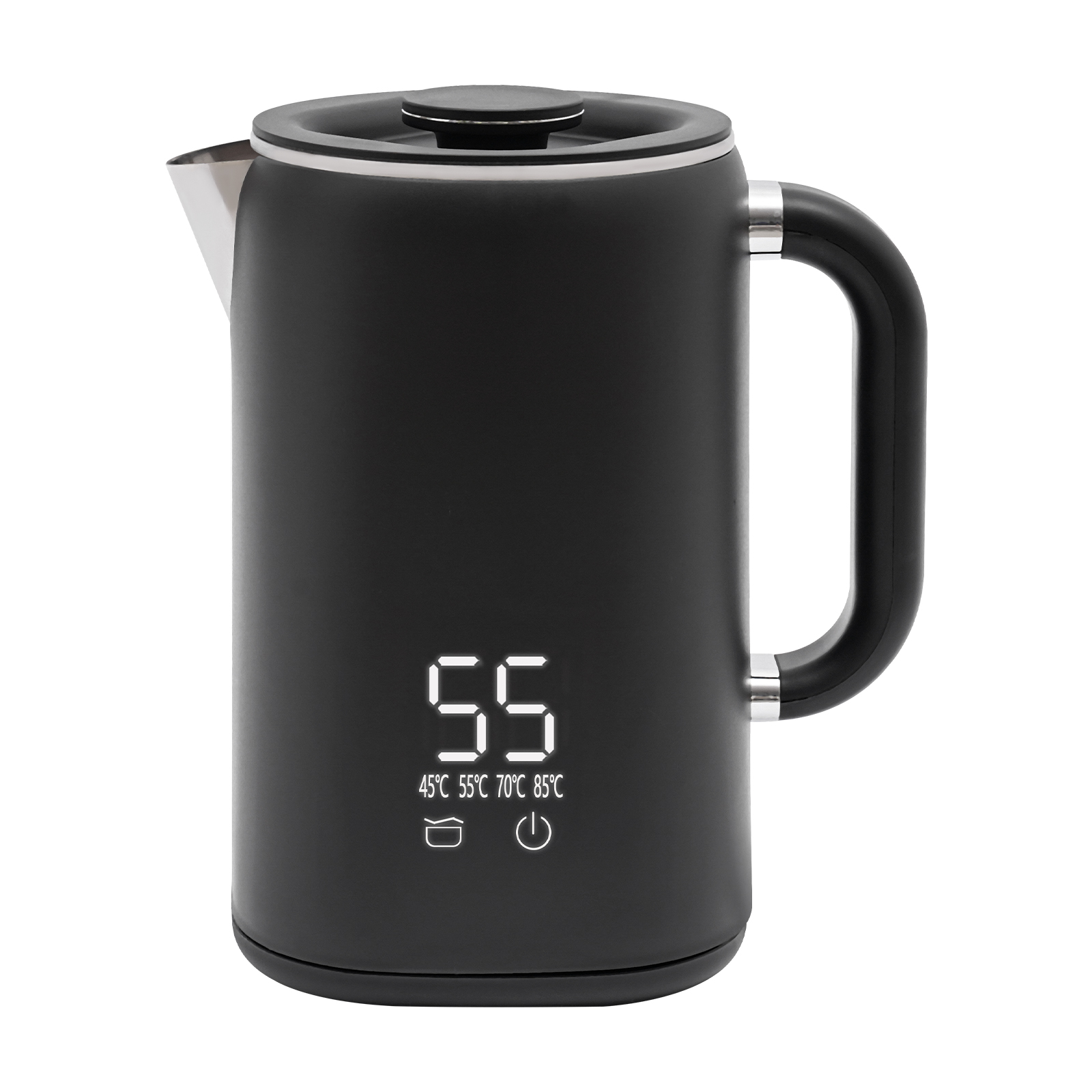 Electric kettle, Electric kettle for boiling water, Capacity: 1.7L, 1500W, 21*14.5*23cm, Black