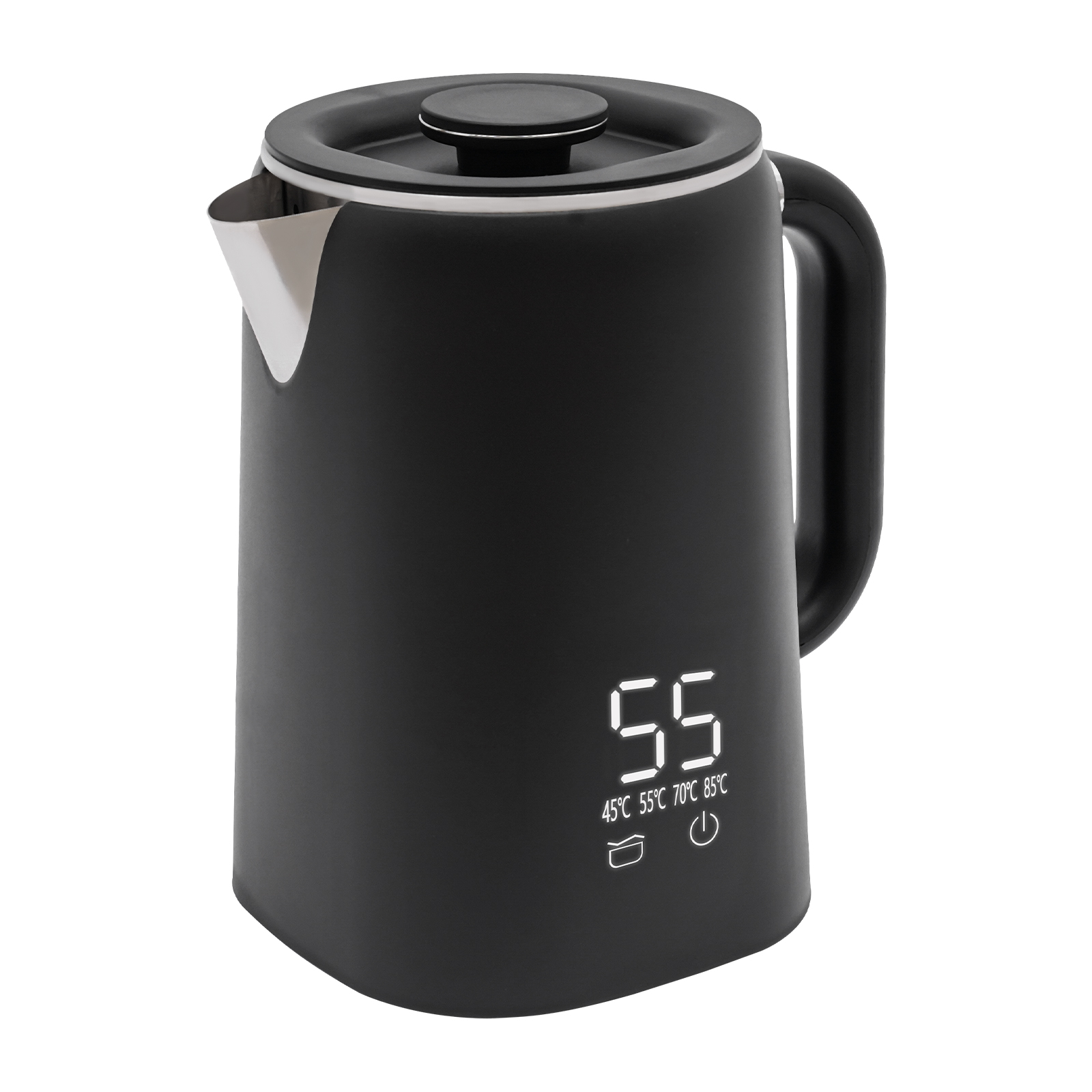 Electric kettle, Electric kettle for boiling water, Capacity: 1.7L, 1500W, 21*14.5*23cm, Black
