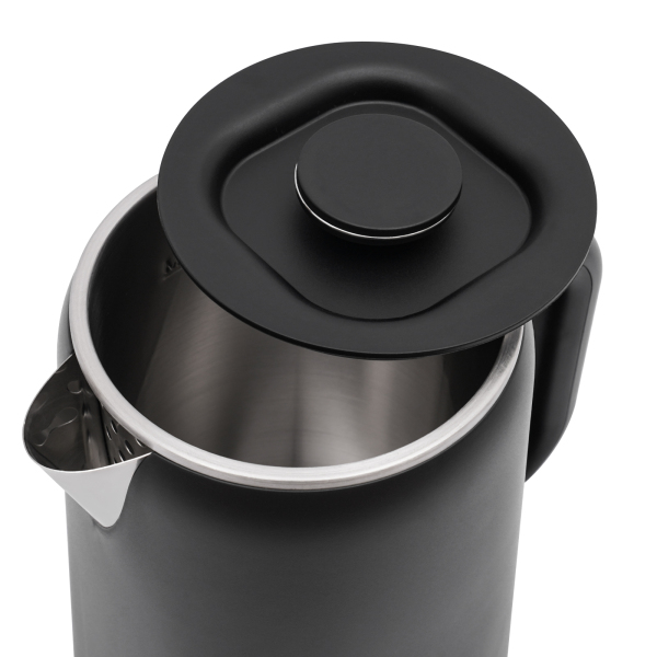 Electric kettle, Electric kettle for boiling water, Capacity: 1.7L, 1500W, 21*14.5*23cm, Black