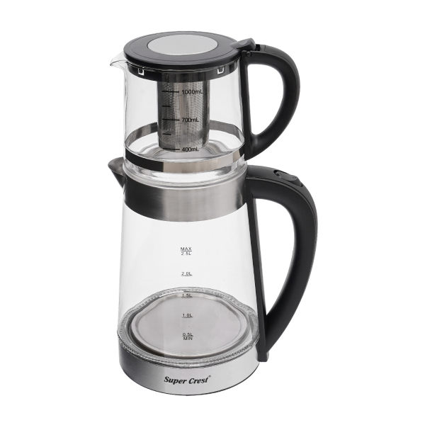 Electric Glass Kettle Portable Hot Water Kettle Electric Kettle And Teapot For Steeping Loose Tea Leaves Or Tea Bags 1800w