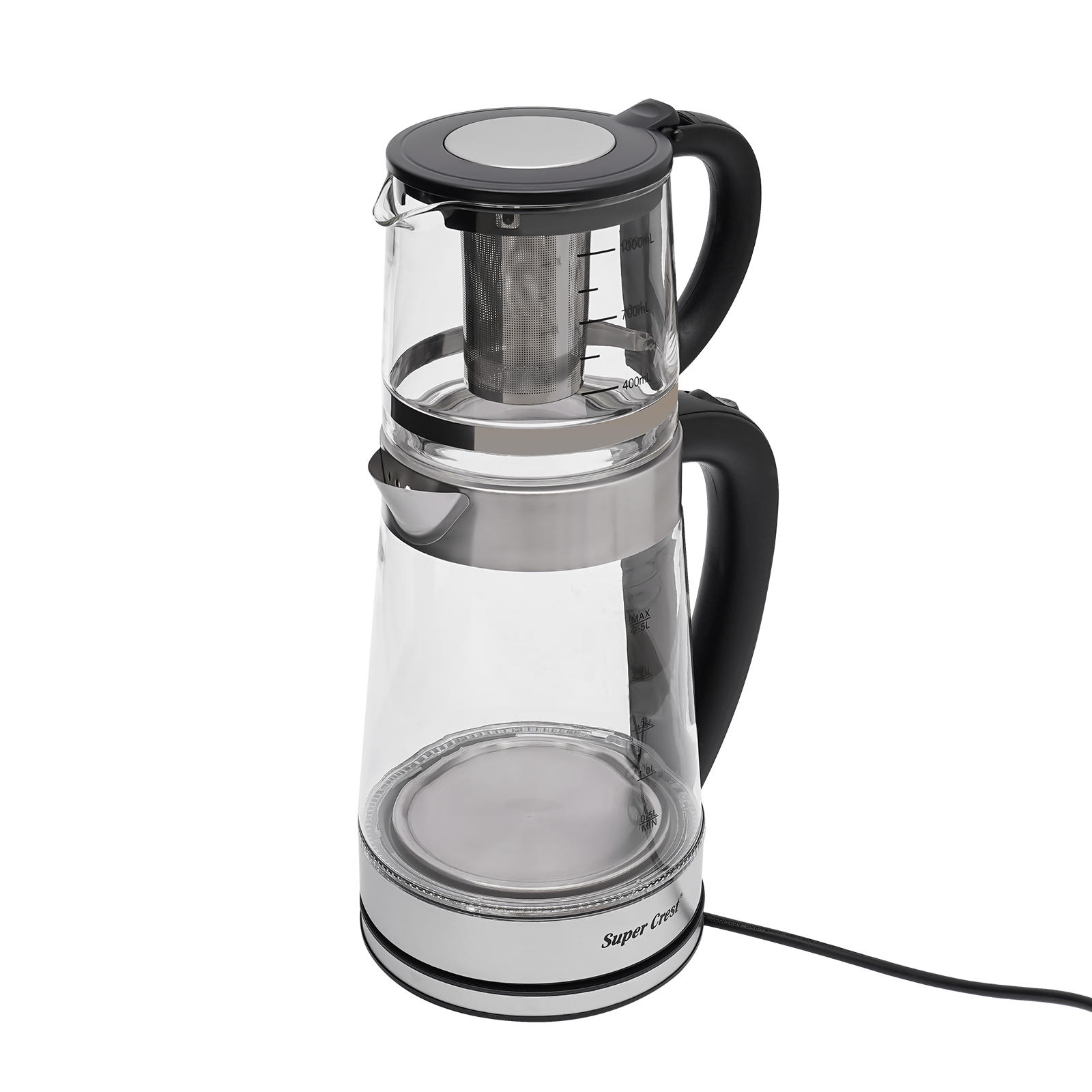 Electric Glass Kettle Portable Hot Water Kettle Electric Kettle And Teapot For Steeping Loose Tea Leaves Or Tea Bags 1800w Electric Glass Kettle Portable Hot Water Kettle Electric Kettle And Teapot For Steeping Loose Tea Leaves Or Tea Bags 1800w