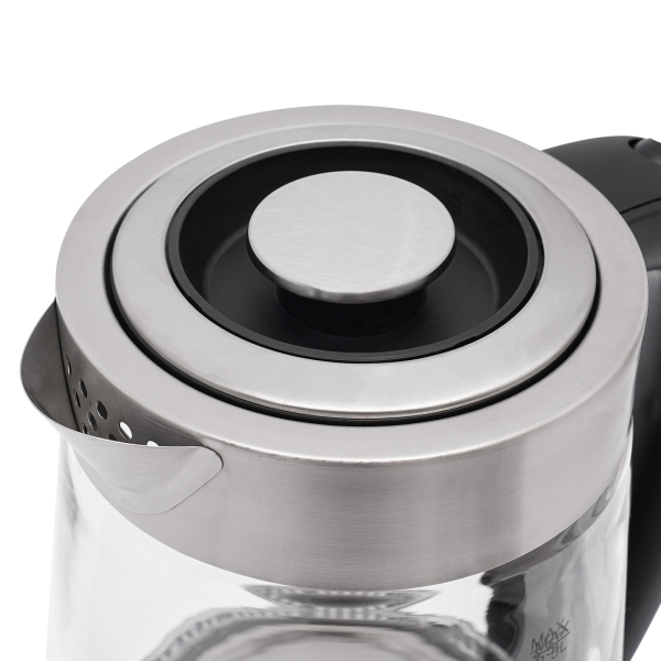 Electric Glass Kettle Portable Hot Water Kettle Electric Kettle And Teapot For Steeping Loose Tea Leaves Or Tea Bags 1800w