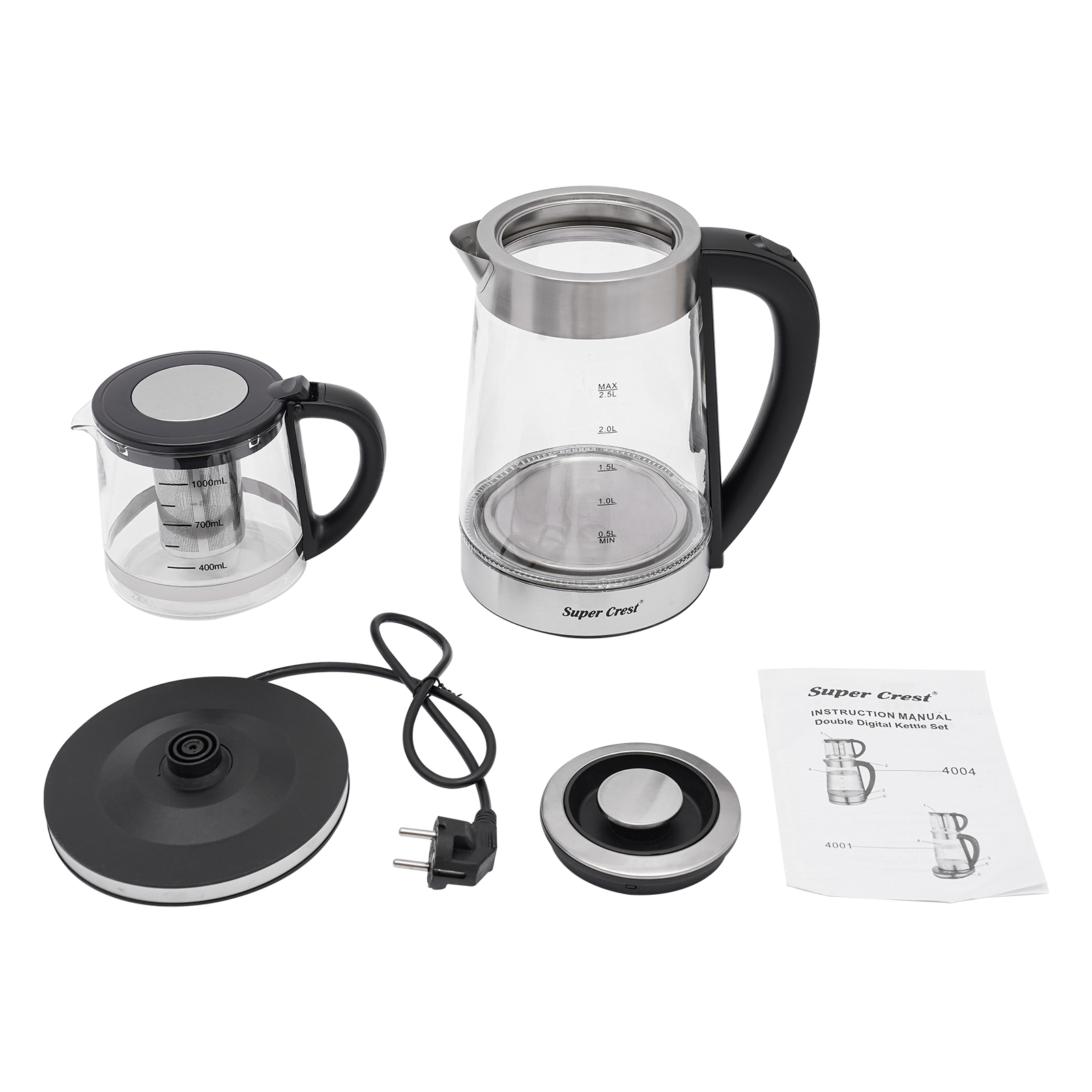 Electric Glass Kettle Portable Hot Water Kettle Electric Kettle And Teapot For Steeping Loose Tea Leaves Or Tea Bags 1800w Electric Glass Kettle Portable Hot Water Kettle Electric Kettle And Teapot For Steeping Loose Tea Leaves Or Tea Bags 1800w