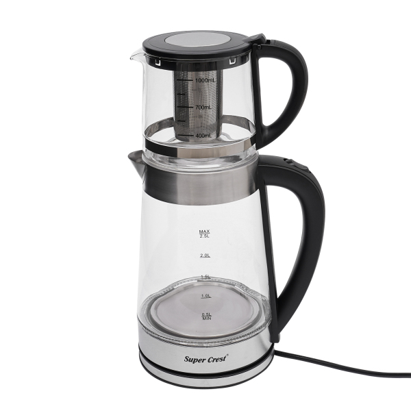 Electric Glass Kettle Portable Hot Water Kettle Electric Kettle And Teapot For Steeping Loose Tea Leaves Or Tea Bags 1800w