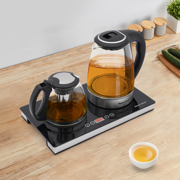 Kettle Electric Kettle Double Flame Electric Kettle 220-240V 1800W Electric Kettle Suitable For Offices Hotels Apartments Large Kettle